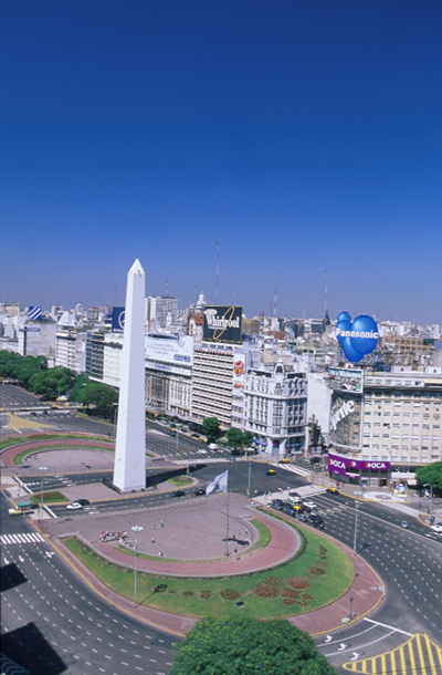 Obelisco, Av. 9 de Julio